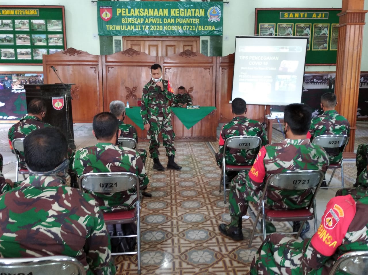 Tingkatkan Kualitas Babinsa, Kodim 0721/Blora Gelar Binsiap Apwil dan Puanter